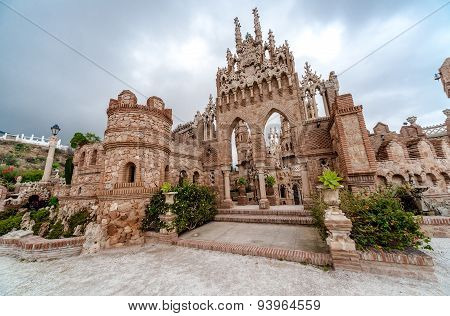 Colomares Castle. Benalmadena Town. Spain