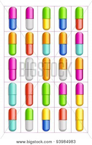 pills set finish