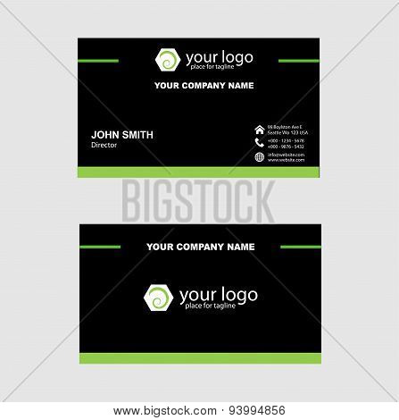 Business Card, Business Card Vector design template