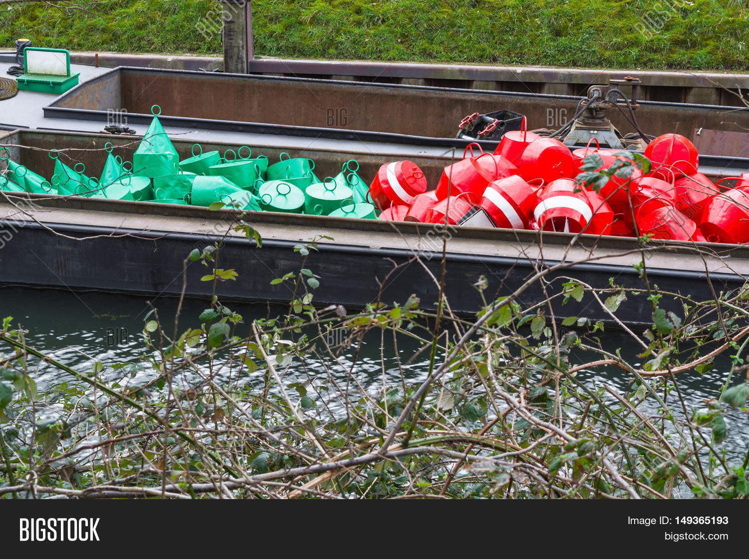 Red Green Buoys Image & Photo (Free Trial) Bigstock