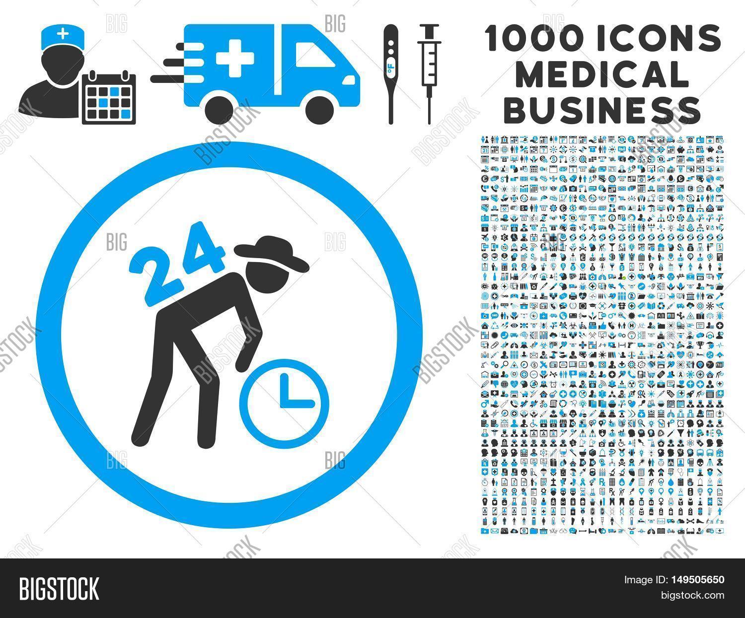 Around Clock Work Icon Image & Photo (Free Trial) Bigstock