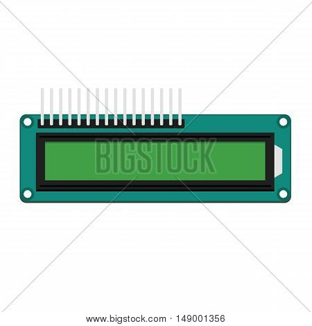 DIY electronic digital LCD board design 4x16