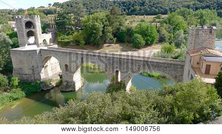 Besalú is a town in the comarca of Garrotxa, in Girona, Catalunya, Spain.