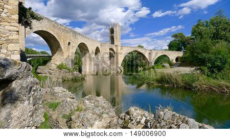 Besalú is a town in the comarca of Garrotxa, in Girona, Catalunya, Spain.