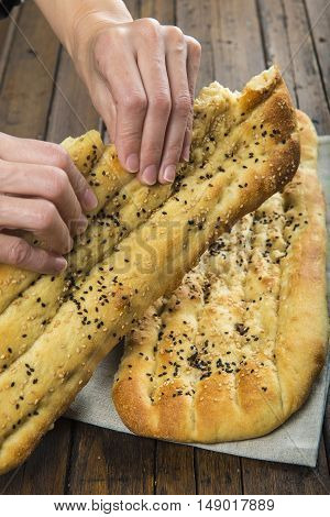Barbari Or Persian Bread