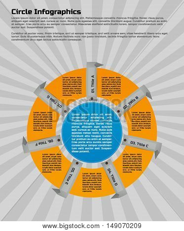 Circular Infographic Design Template