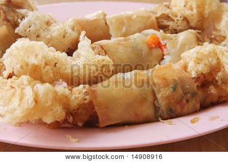 Fried dimsum tradizionale cinese bocconcini snack colazione