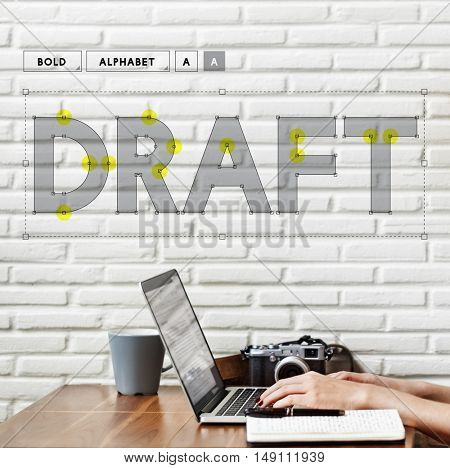 Design Draft Creative Ideas Concept