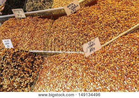 Ried Nuts And Spices In Istambul