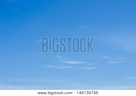 Clouds in the sky in the morning
