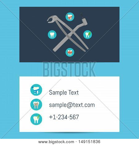 dental clinic business card design
