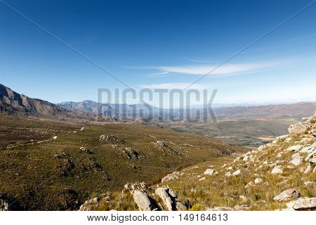 The Road Leading Up To The Swartberg Pass