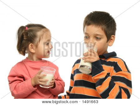 Bror og søster konsummælk
