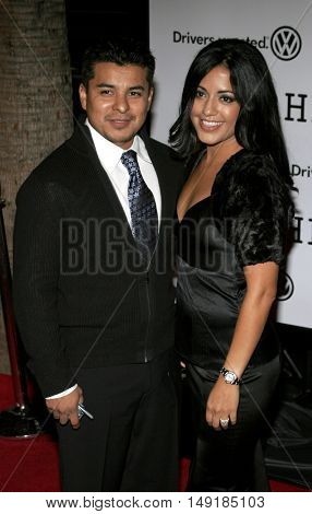 Jacob Vargas and wife Sylvia at the World premiere of 'Jarhead' held at the Arclight Cinemas in Hollywood, USA on October 27, 2005.