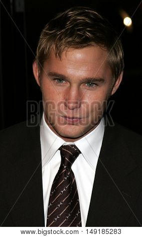 Brian Geraghty at the World premiere of 'Jarhead' held at the Arclight Cinemas in Hollywood, USA on October 27, 2005.