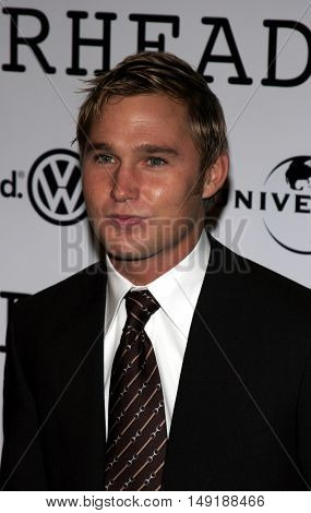 Brian Geraghty at the World premiere of 'Jarhead' held at the Arclight Cinemas in Hollywood, USA on October 27, 2005.