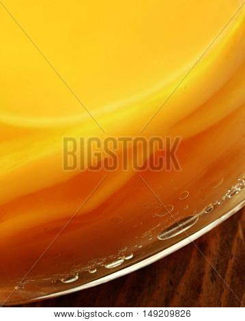 Close up of Kombucha in a jar