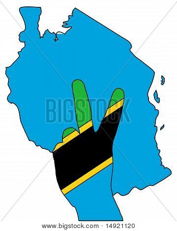 Segnale di mano dalla Tanzania