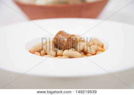 Beans Stew With Red Sausage