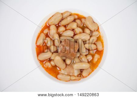 Red Sausage In Asturian Fabada
