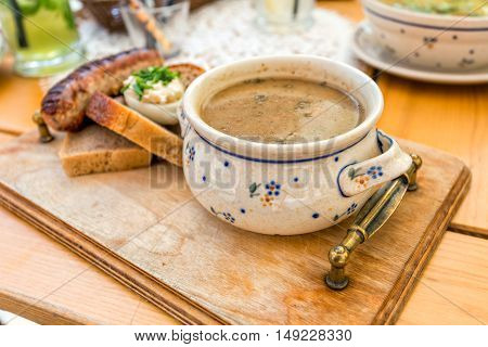 Zur zurek - component of a traditional Polish soup Sourdough