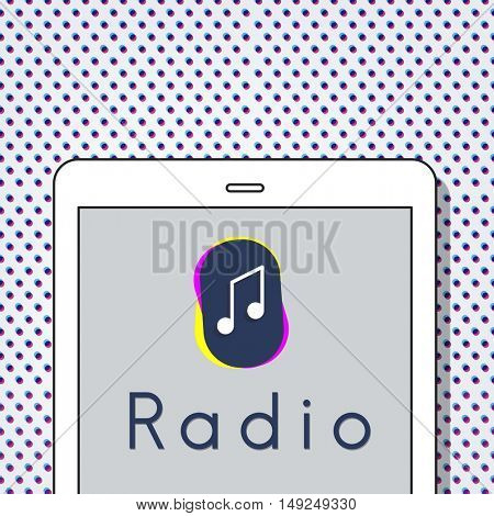 Music Note Entertainment Audio Graphic Concept
