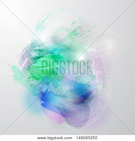 Unique vector background watercolor vector texture on white