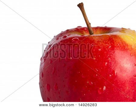 İzole Apple yakın çekim