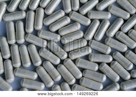 White tablet pill drug texture for background