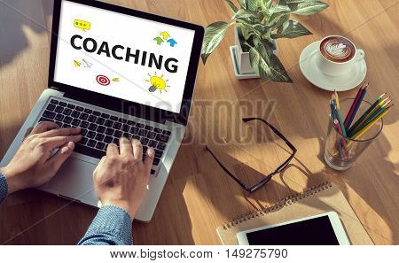 Coaching (guide Instructor Leader Manager Tutor )