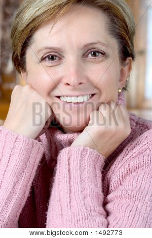 Cheerful Mature Woman
