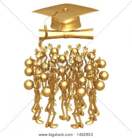 Tömeg elérése, a Mortarboard és a Diploma érettségi fogalma