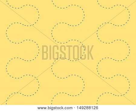 Endless Dot Path Seamless Decorative Pattern Background