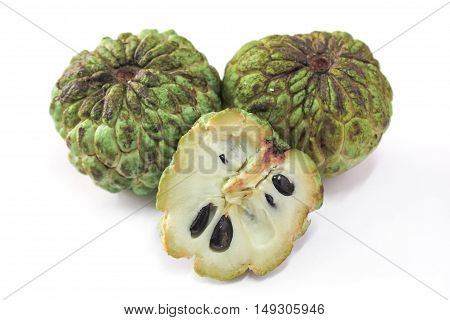 Sugar apple, custard apple (Annona squamosa Linn)