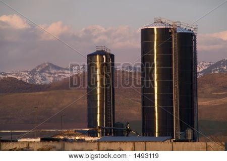Stahl-Silos