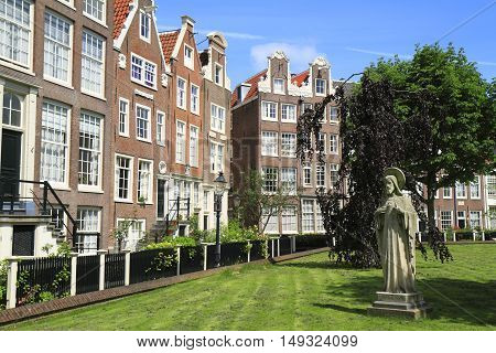 Begijnhof In Amsterdam, Netherlands
