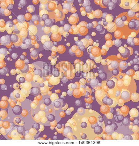 Abstract modern background. Dotted round background for paper, fabric. Vector illustration.