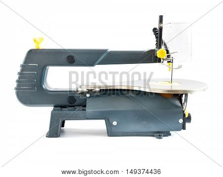 Side view of scrollsaw shot on white background