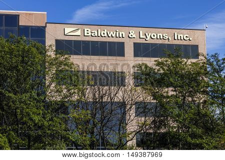 Carmel - Circa September 2016: Baldwin & Lyons headquarters, underwriters of property and casualty insurance I