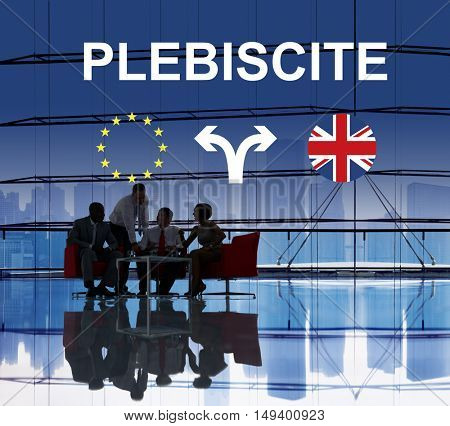Brexit Bremain UK EU Referendum Concept