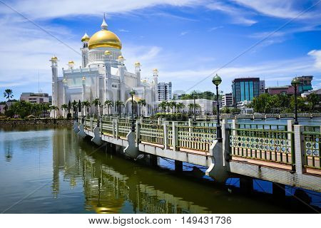 Sultan Omar Ali Saifuddin Mosque in Brunei