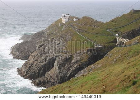 Landscape view of Mizen Head in County Cork, Ireland