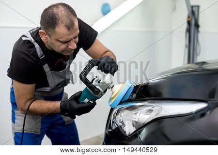 Polished Black Car