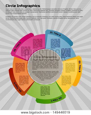 Circular Infographic Design Template