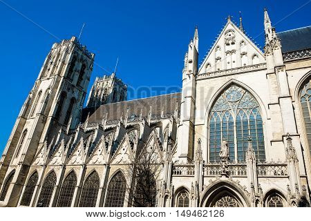 The Cathedral of St. Michael and St. Gudula is a Roman Catholic church in Brussels Belgium.