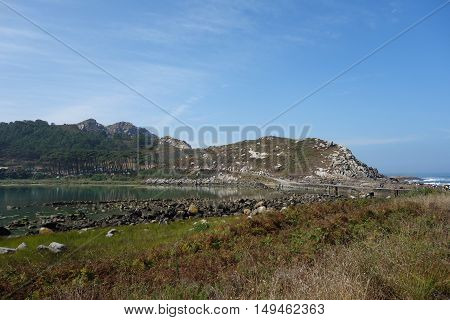 Image of Cies Islands in Vigo, Spain