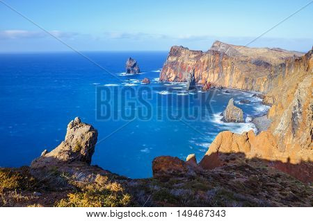 Cliffs At The Ponta De Sao Lourenco, Madeira, Portugal