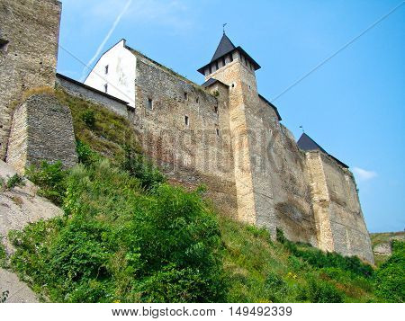 Fortress in a Khotyn town in Ukraine