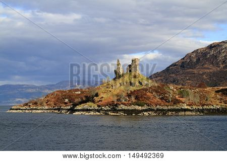 Castle Moil Castle, Western Highlands Of Scotland