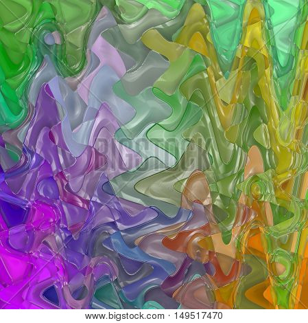 Abstract coloring background of the pastels background with visual wave,mosaic,spherize and plastic wrap effects.Good for your project design